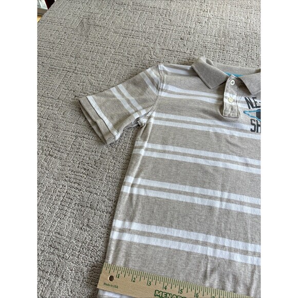 Cherokee Polo Shirt Youth Boys Collared Short Sleeve Striped Size Large (12/14) - Picture 11 of 11